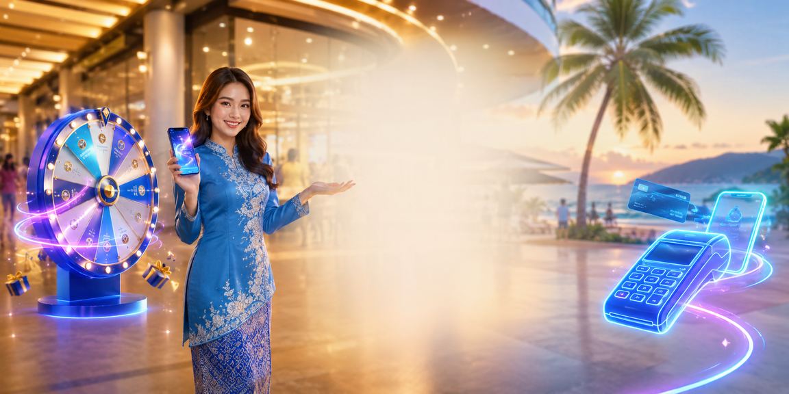 superj3 lucky draw at Langkawi featuring local baju kurung attire